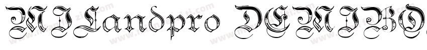 MILandpro DEMIBOLD GB1 4字体转换